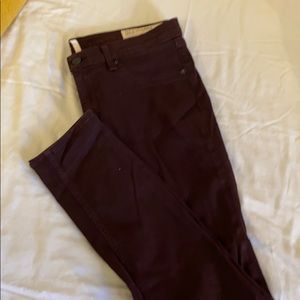 Rag & bone wine jean leggings size 32(12)